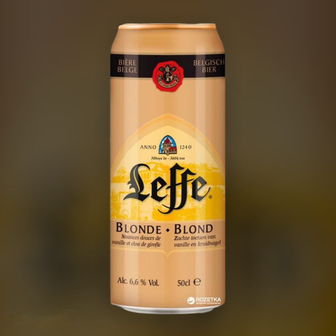 Доставка пива Leffe Blonde ночью по Киеву