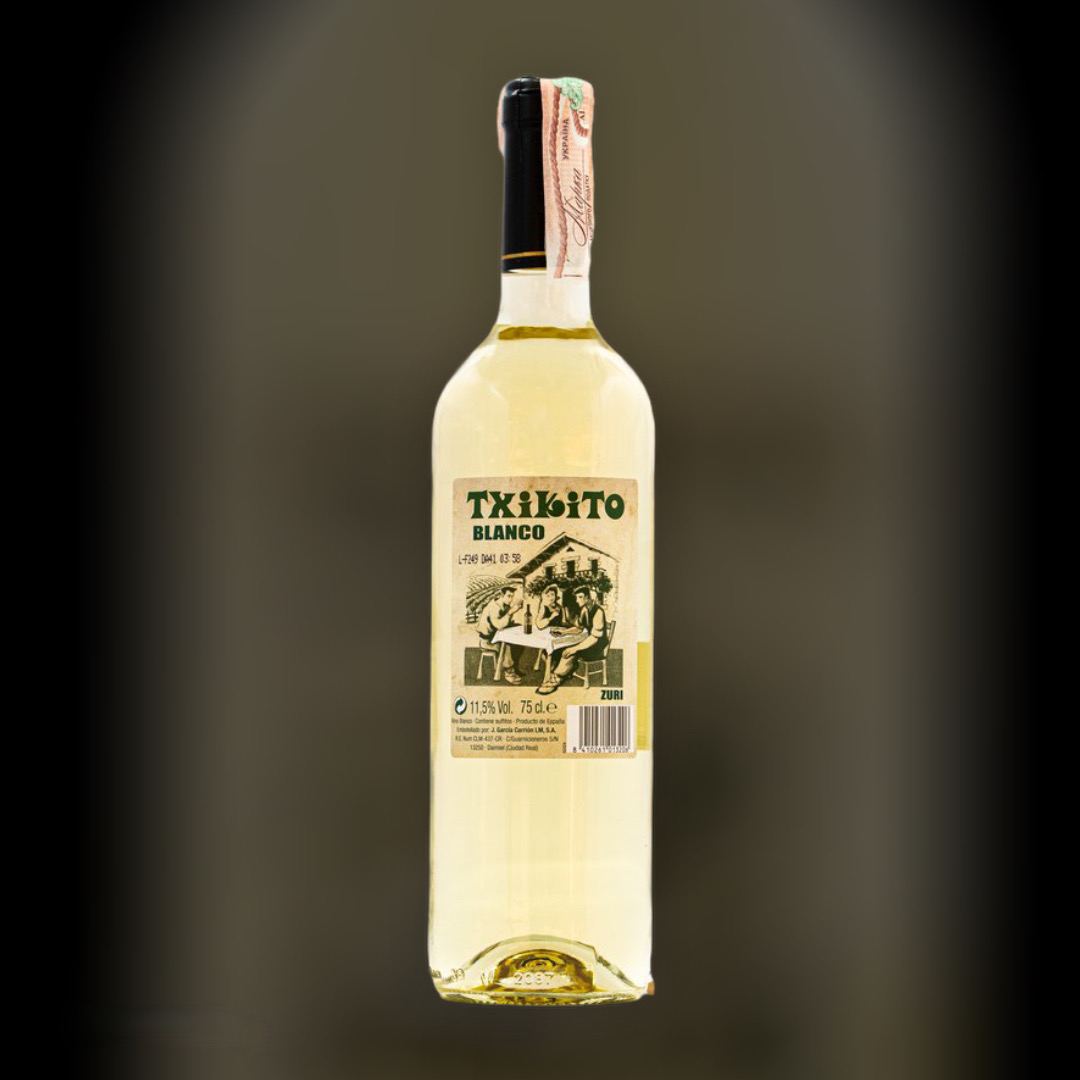 Вино Txikito Лирен белое сухое 11,5% Испания 0,75 л