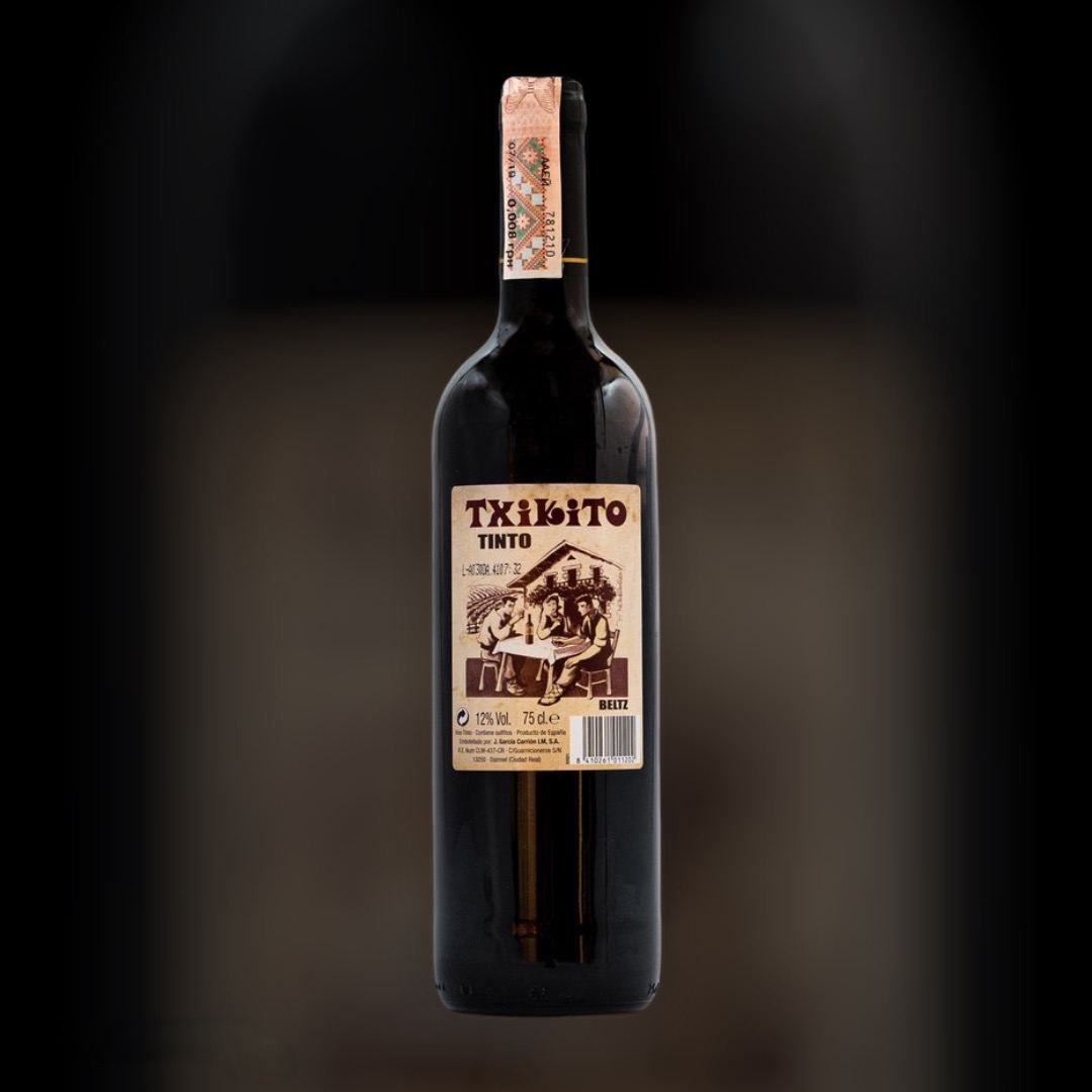 Вино Txikito Тинто красное сухое 12% Испания 0,75 л