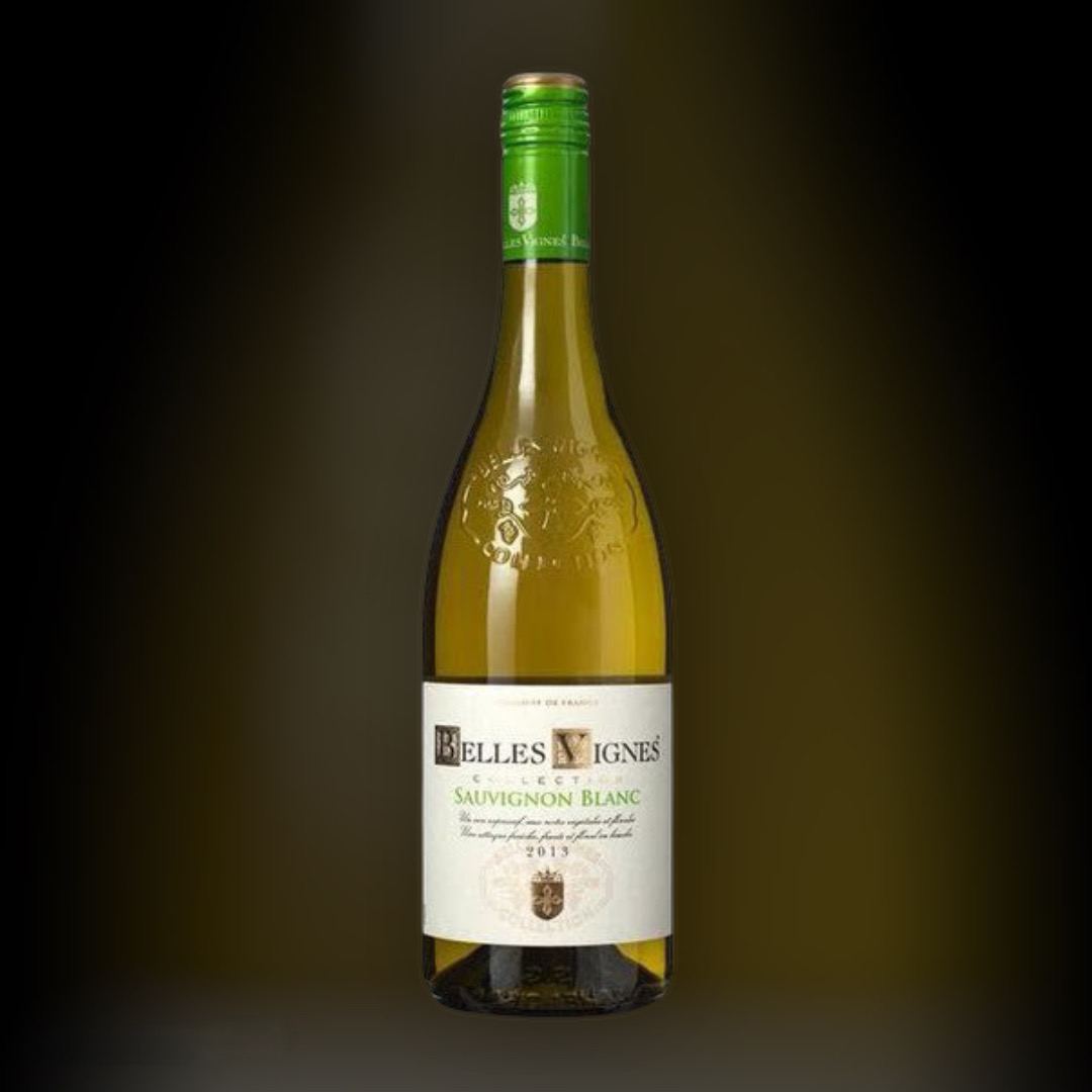Вино Belles Vignes Sauvignon Blanc белое сухое 11.5% Франция 0,75 л