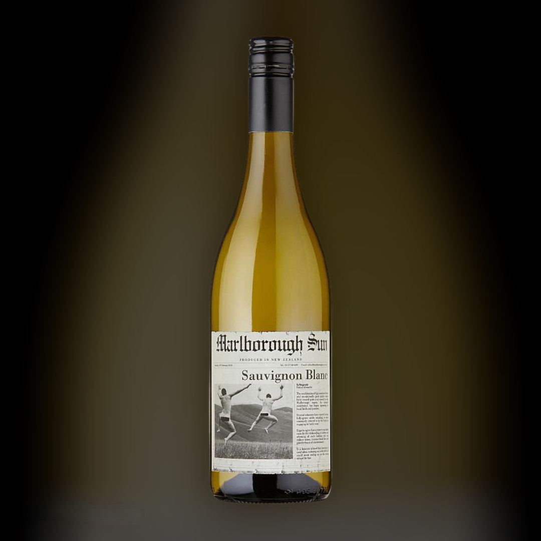 Вино Marlborough Sun Sauvignon Blanc 2019 белое сухое 13% Новая Зеландия 0,75 л