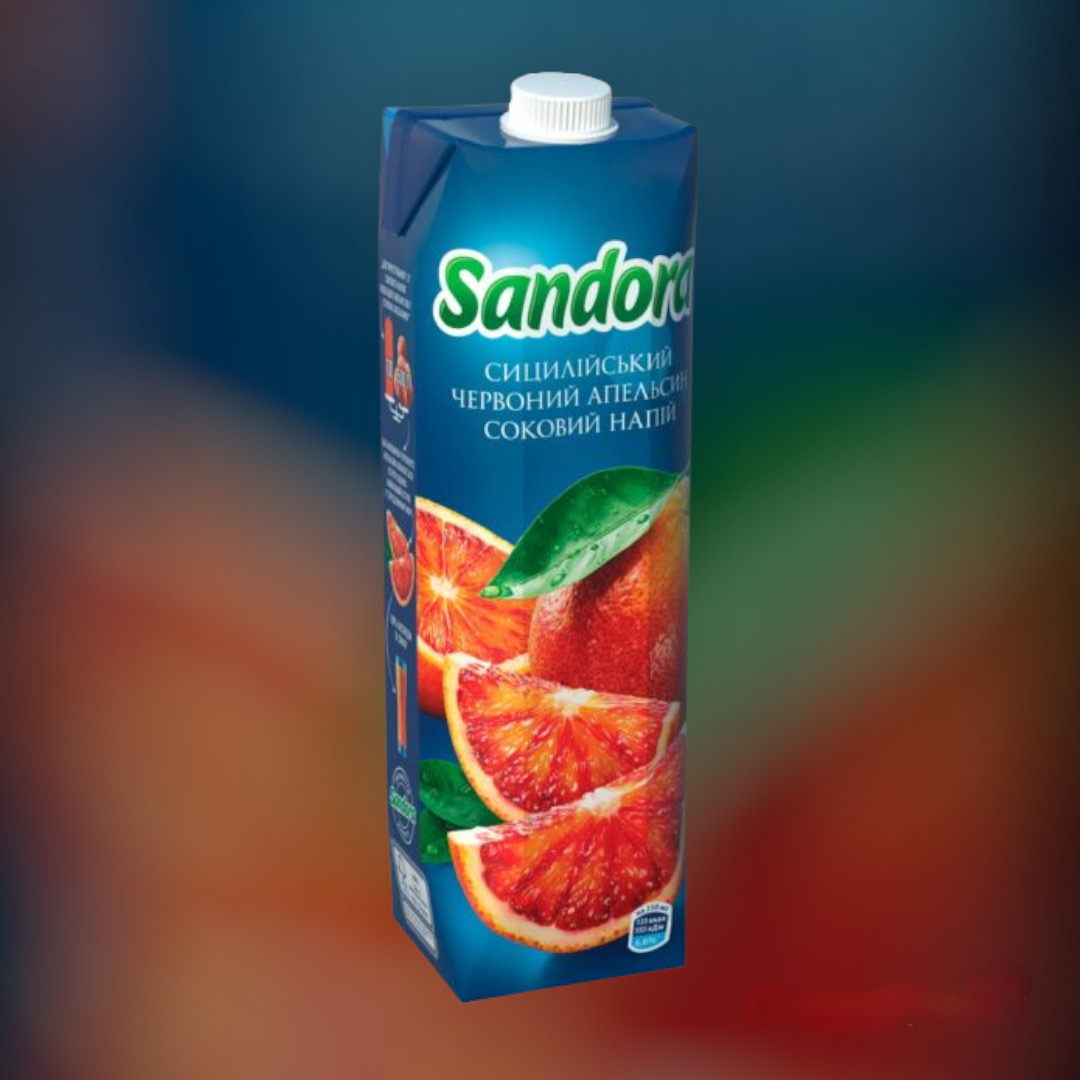 Сок Sandora сицилийский красный апельсин 1 л