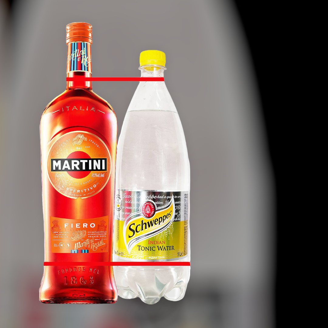 Набор Martini Fiero + Schweppes Tonic 0,75 л + 1 л
