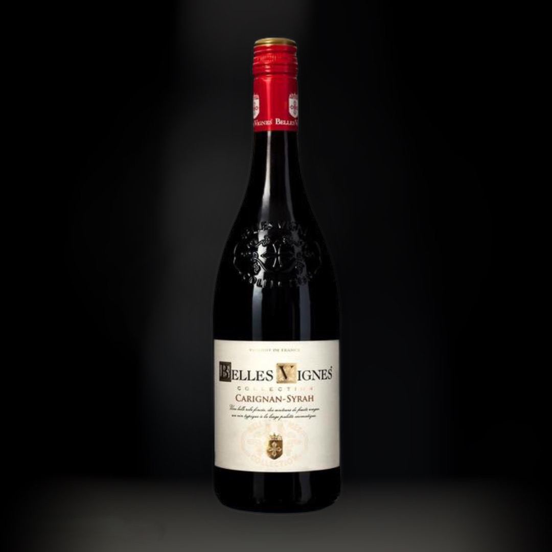 Вино Belles Vignes Grenache-Syrah-Marselan красное сухое 13.5% Франция 0,75 л
