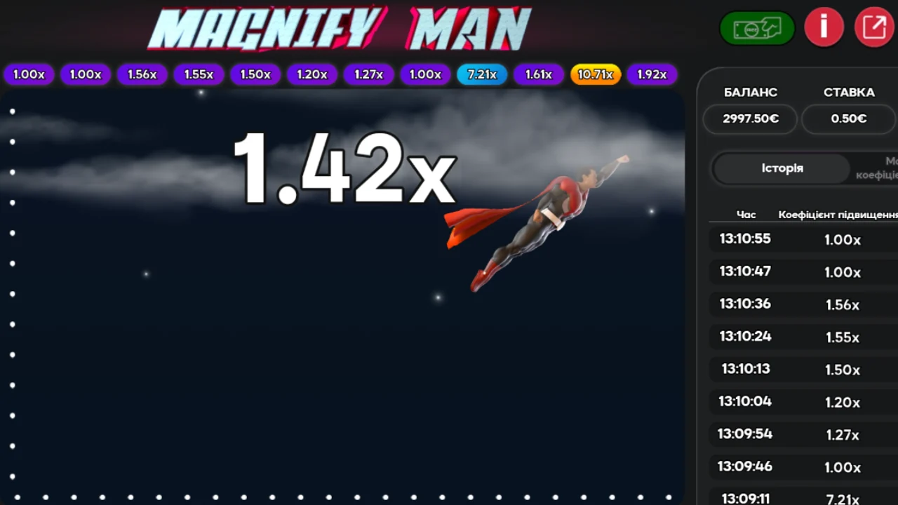 slot magnify man