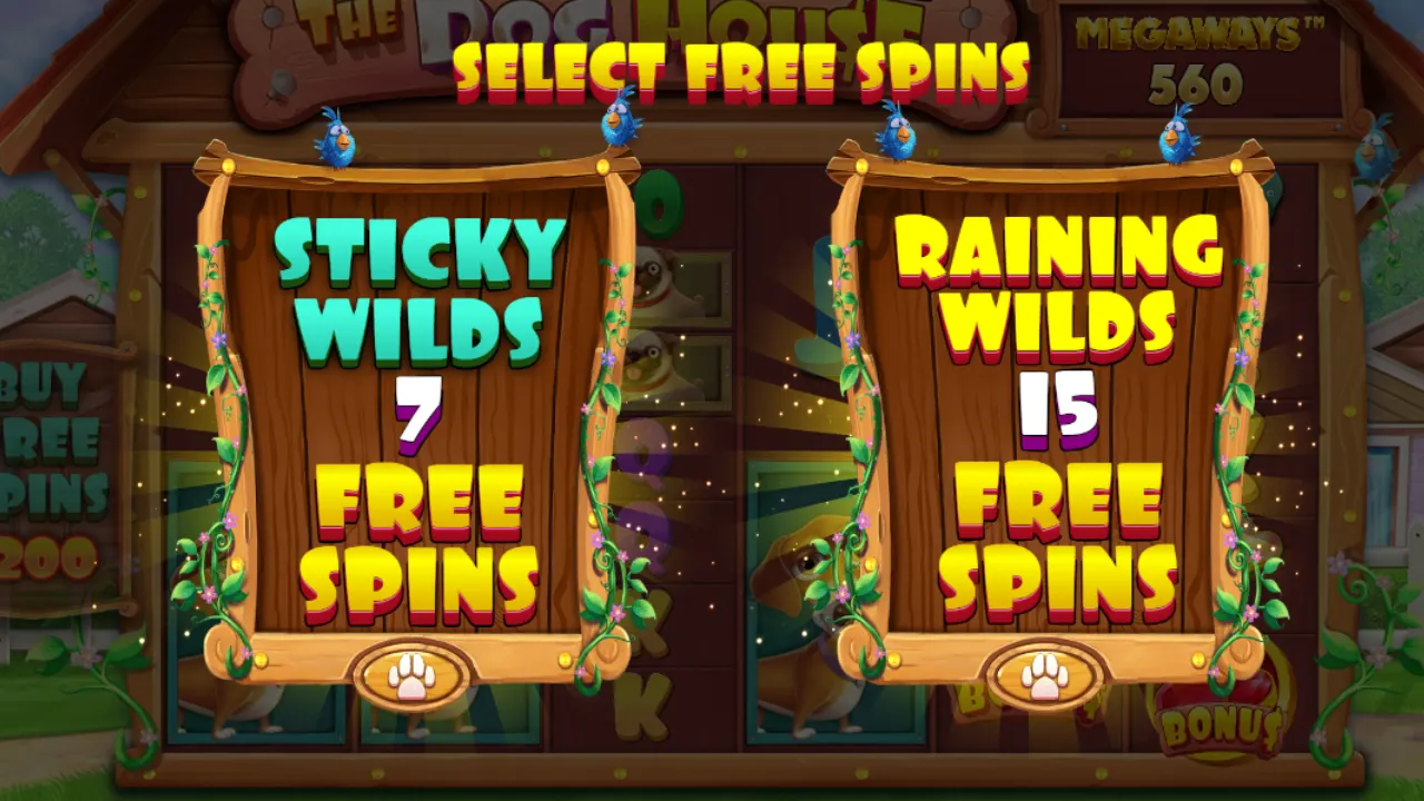 the dog house megaways freespin bonus